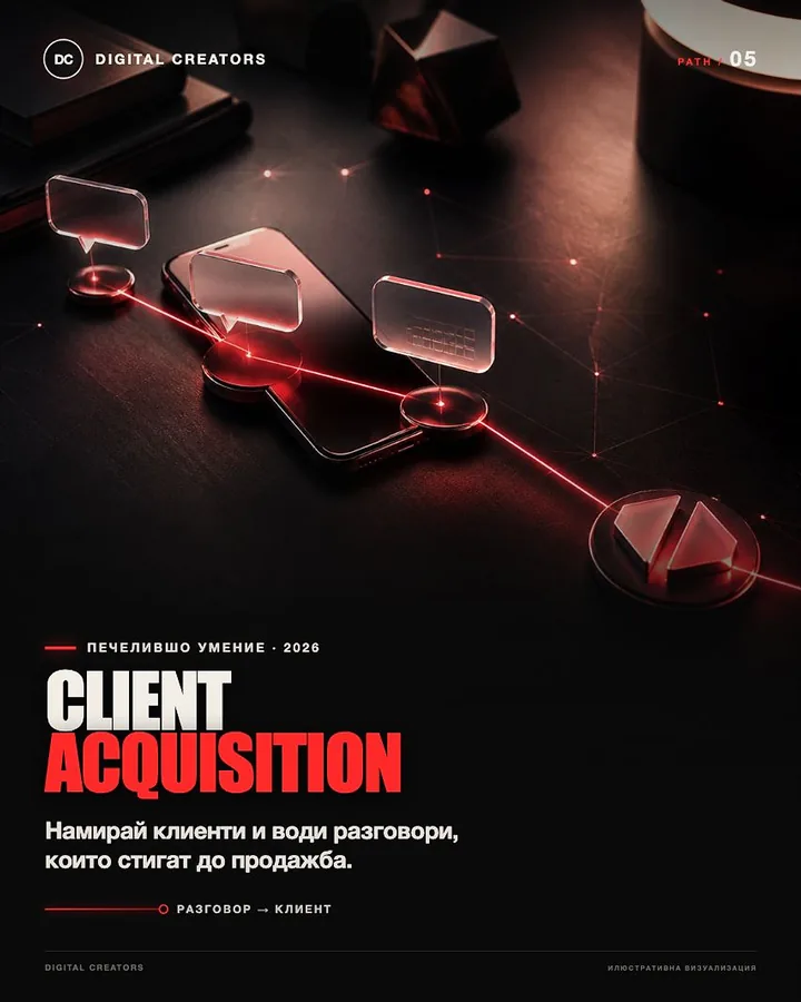 Обучение по Client Acquisition в Digital Creators